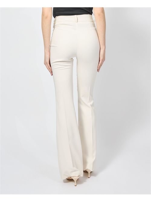 Mademoiselle du Monde women's straight leg trousers MADEMOISELLE DU MONDE | F448-PA4821BURRO